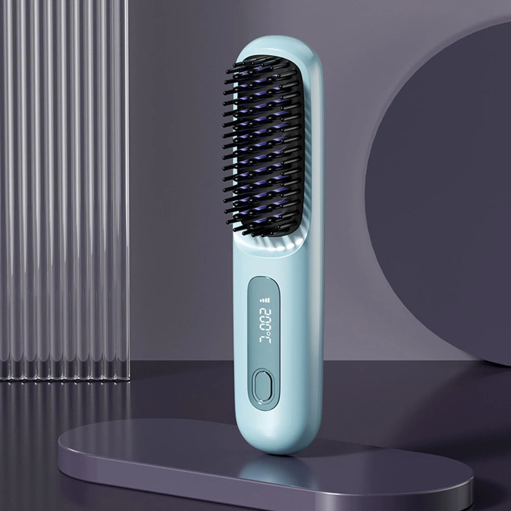 Portable Hair Straightening Brush