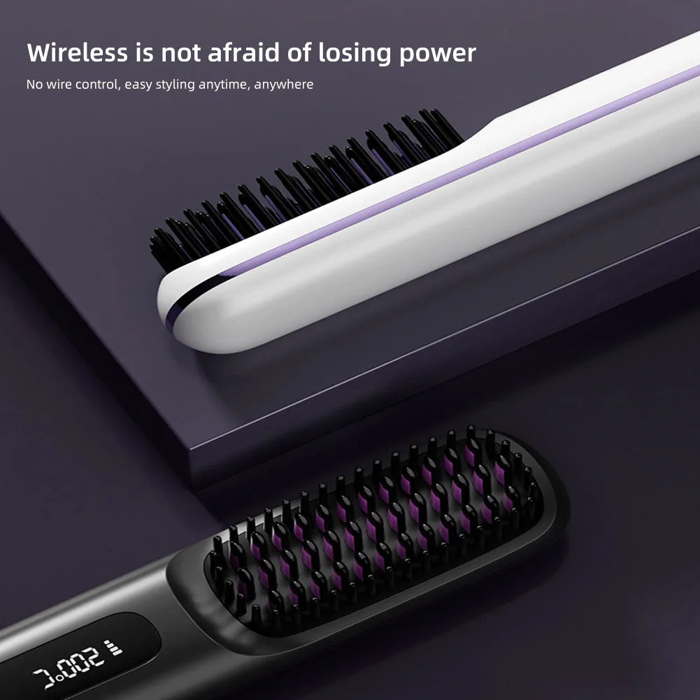 Portable Hair Straightening Brush